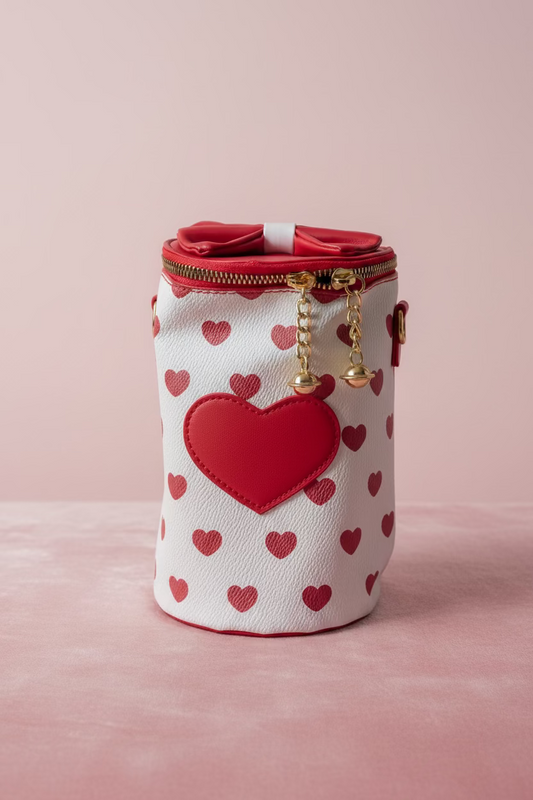 Heart Printed Crossbody Bags