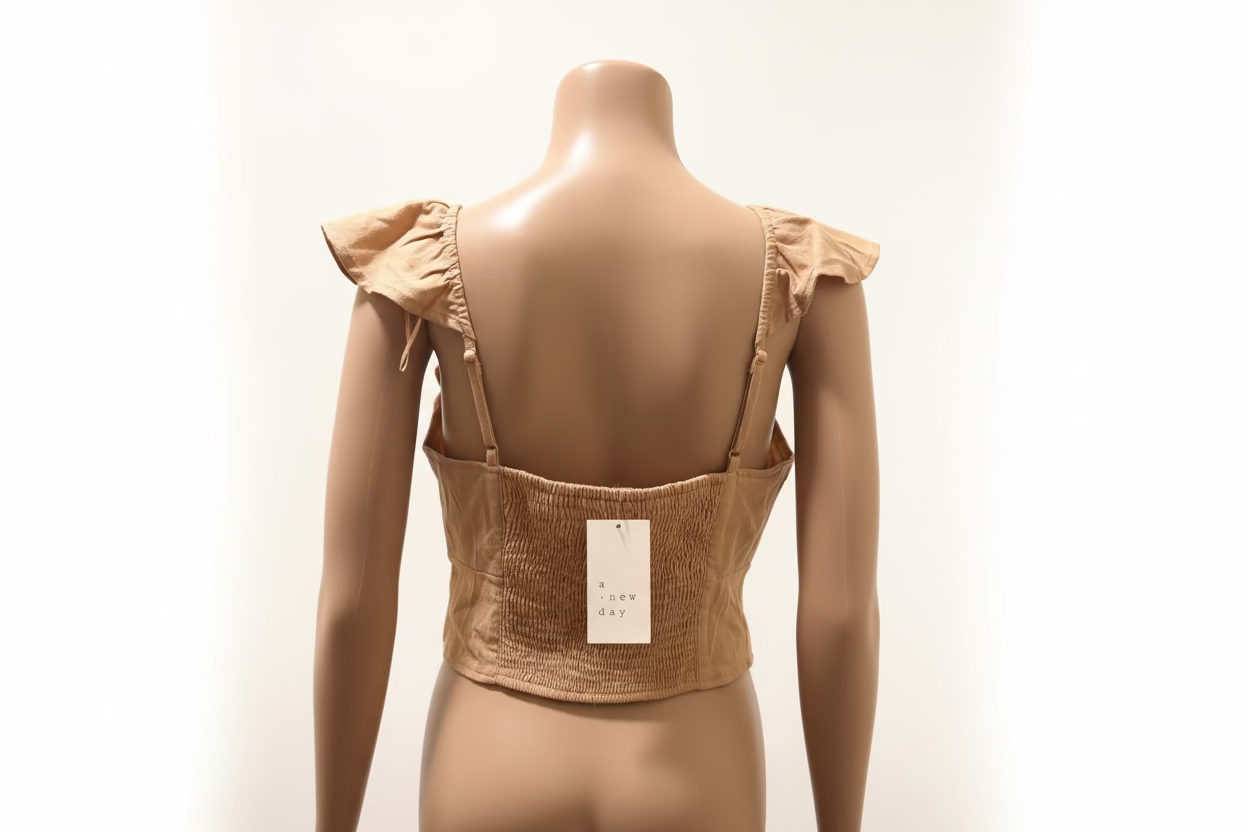Tan Crop Top