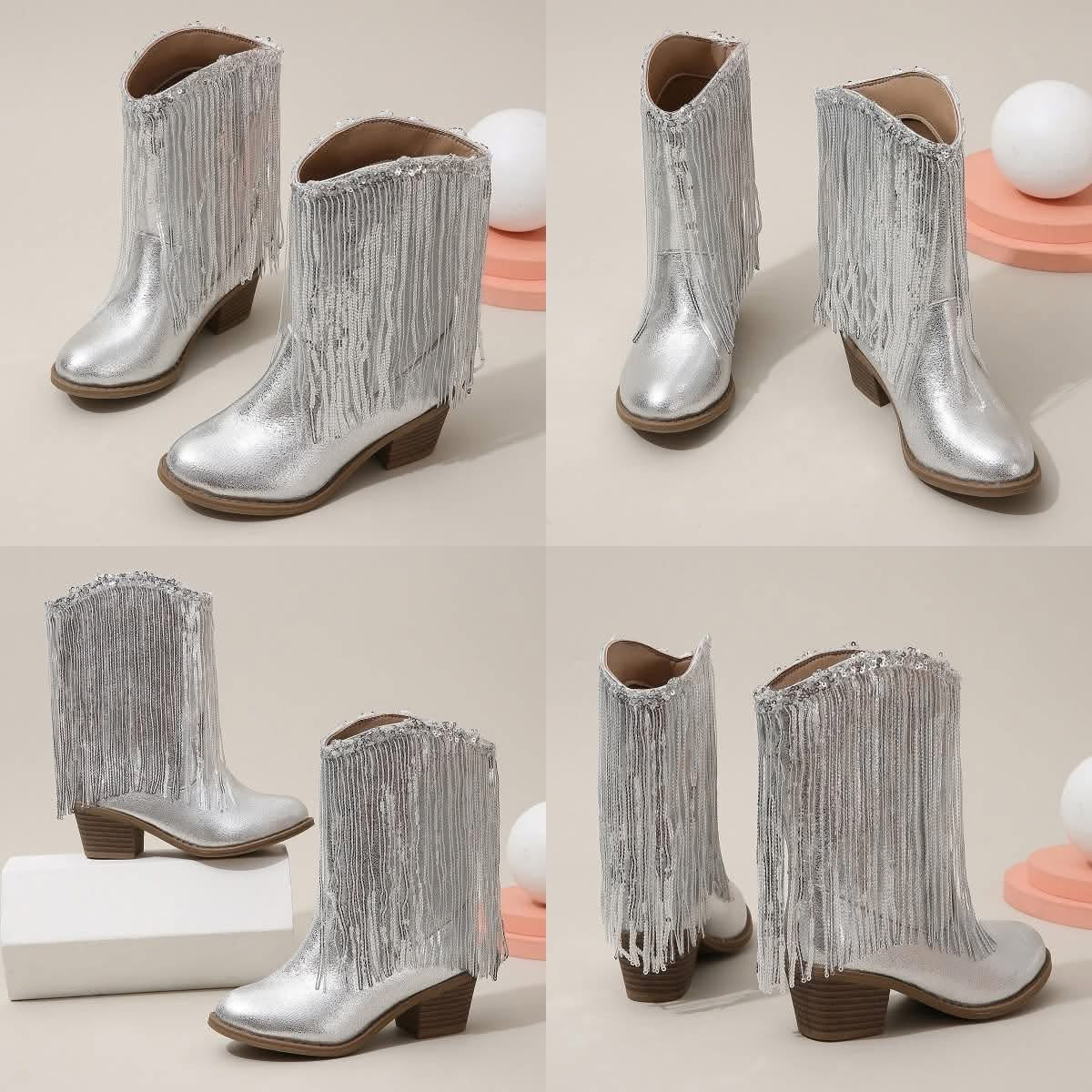 (PREORDER ONLY)-Girl’s Tassel Boots