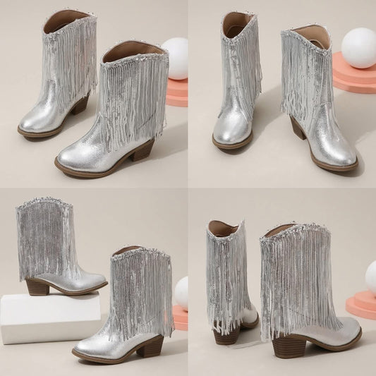 (PREORDER ONLY)-Girl’s Tassel Boots