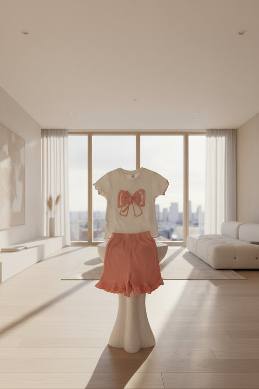 Kids Two Piece Bow Set
