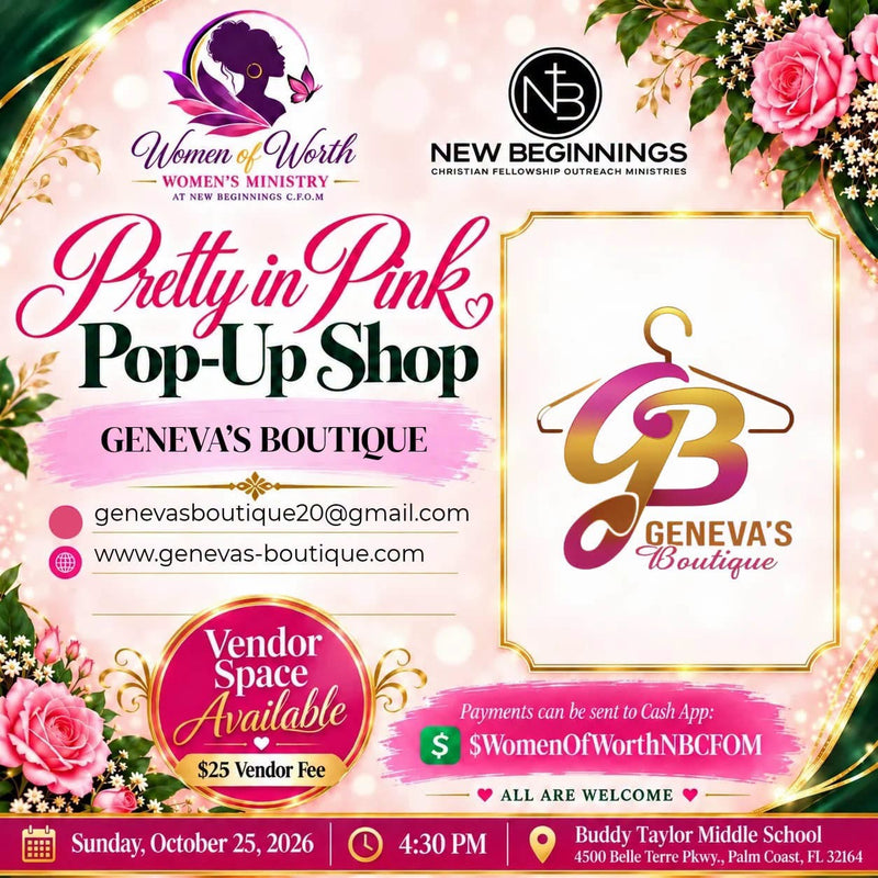 Pretty in Pink Pop-Up Shop